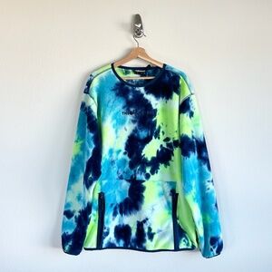 The Hundreds Tie Dye Fleece Pullover Sweater Size Large